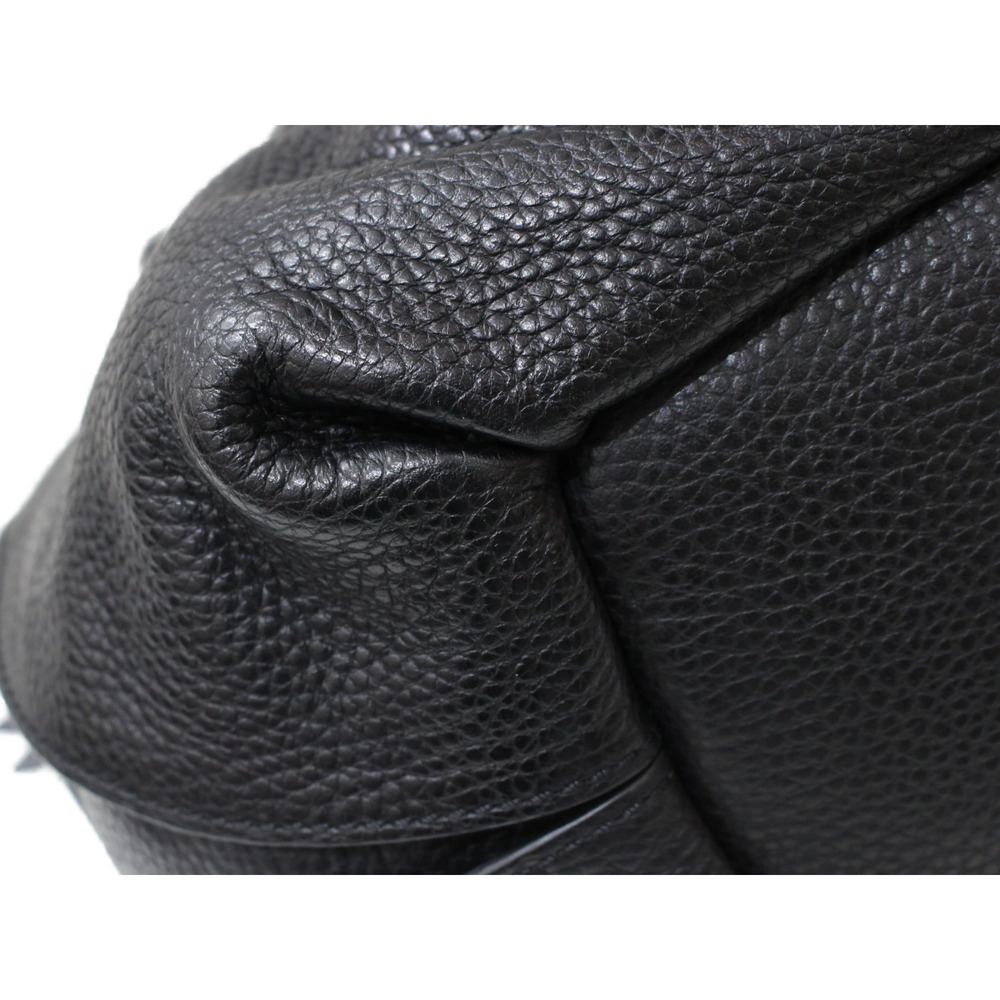 CELINE Bittersweet Shoulder Bag Leather Black Tote - Picture 5 of 9